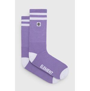 Ponožky Element pánské, fialová barva