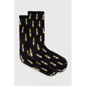 Ponožky Etnies pánské, černá barva