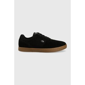 Semišové sneakers boty Etnies černá barva