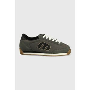 Semišové sneakers boty Etnies šedá barva