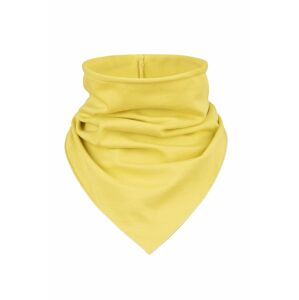 Dětský šátek Broel žlutá barva, hladká