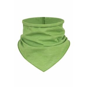 Dětský šátek Broel zelená barva, hladká