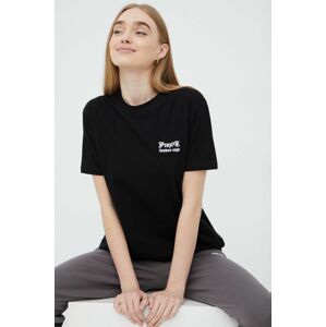 Bavlněné tričko Prosto Gothi černá barva
