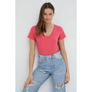Tričko Cross Jeans růžová barva
