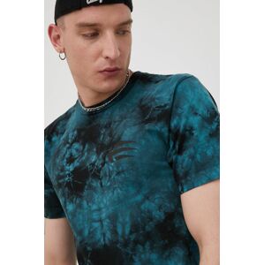 Bavlněné tričko Etnies tyrkysová barva