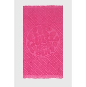 Ručník Rip Curl růžová barva