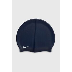 Plavecká čepice Nike tmavomodrá barva