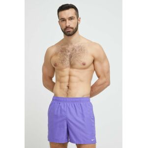 Plavkové šortky Nike fialová barva