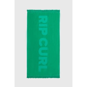Bavlněný ručník Rip Curl zelená barva