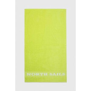 Bavlněný ručník North Sails zelená barva