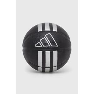 Míč adidas Performance 3-Stripes Rubber Mini černá barva