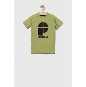 Dětské tričko Protest PRTBERENT JR zelená barva