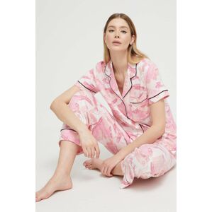 Pyžamo Kate Spade růžová barva
