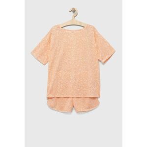 Dětské pyžamo GAP oranžová barva