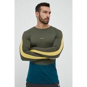 Funkční triko s dlouhým rukávem Icebreaker ZoneKnit 200 zelená barva