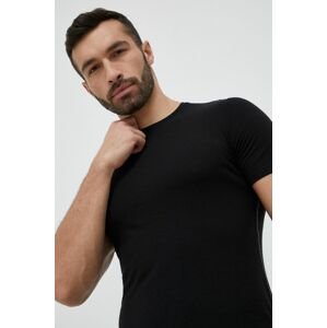Funkční tričko Icebreaker Anatomica černá barva