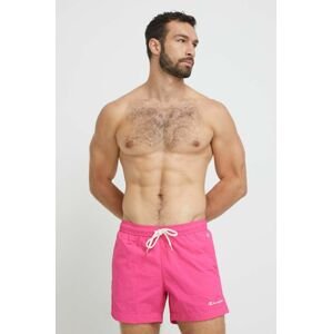 Plavkové šortky Champion růžová barva