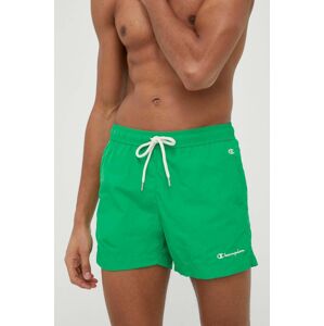 Plavkové šortky Champion zelená barva
