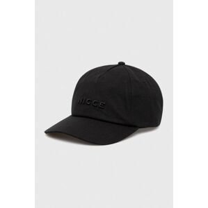 Bavlněná baseballová čepice Nicce černá barva
