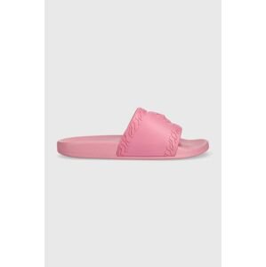 Pantofle Just Cavalli dámské, růžová barva, 74RB3SZ2