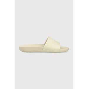 Pantofle Crocs Splash Slide dámské, béžová barva, 208361