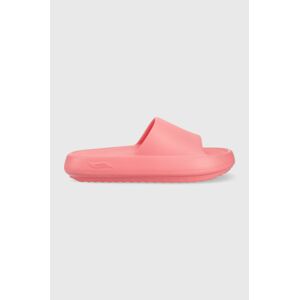 Pantofle Skechers Horizon dámské, růžová barva