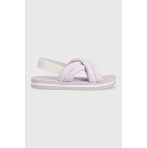 Dětské sandály UGG Everlee fialová barva
