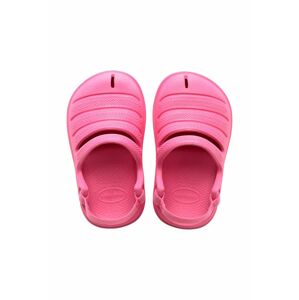 Dětské sandály Havaianas CLOG růžová barva