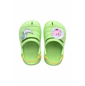 Pantofle Havaianas CLOG PEPPA PIG zelená barva