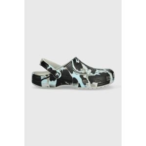 Pantofle Crocs Classic Spray Camo Clog pánské, šedá barva, 208261