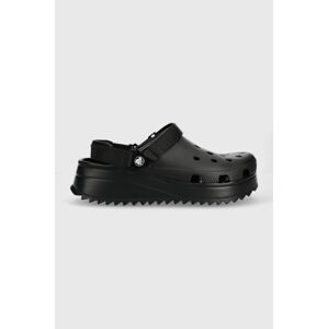 Pantofle Crocs Classic Hiker Clog pánské, černá barva, 206772