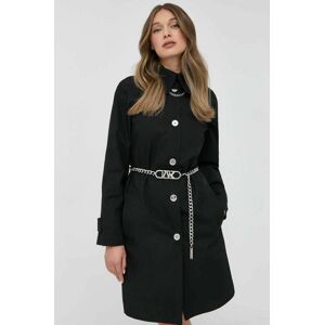 Kabát MICHAEL Michael Kors dámský, černá barva, přechodný