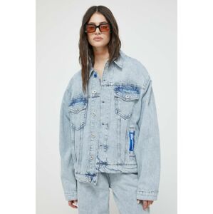 Džínová bunda Karl Lagerfeld Jeans dámská, přechodná, oversize