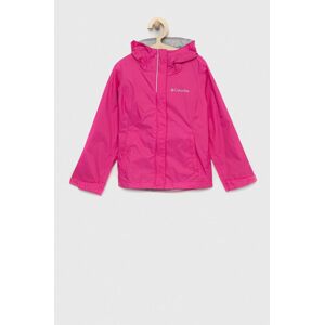 Dětská bunda Columbia Arcadia Jacket růžová barva