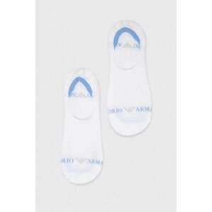 Ponožky Emporio Armani Underwear dámské, bílá barva