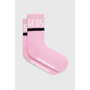 Ponožky GCDS dámské, růžová barva