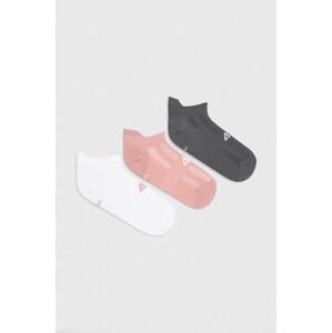 Ponožky 4F 3-pack dámské, růžová barva