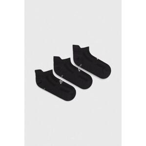 Ponožky 4F 3-pack dámské, černá barva