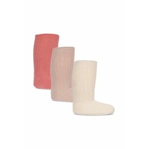 Dětské ponožky Konges Sløjd 3-pack růžová barva