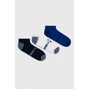 Ponožky Converse 3-pack pánské, tmavomodrá barva