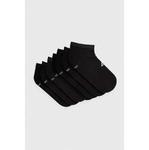Ponožky 4F 7-pack pánské, černá barva