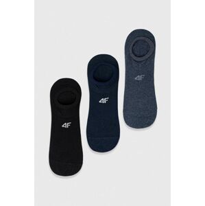 Ponožky 4F 3-pack pánské, tmavomodrá barva