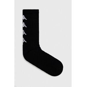 Ponožky Kappa 3-pack černá barva