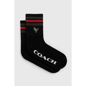 Ponožky Coach černá barva