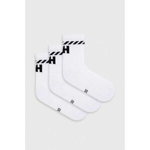 Ponožky Helly Hansen 3-pack bílá barva
