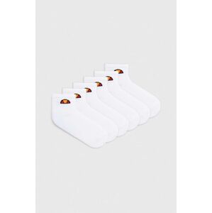 Ponožky Ellesse 6-pack bílá barva