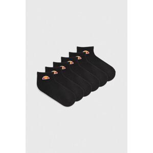 Ponožky Ellesse 6-pack černá barva