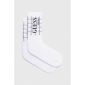 Ponožky Guess Originals bílá barva