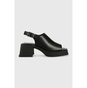 Kožené sandály Vagabond HENNIE černá barva, 5537.101.20