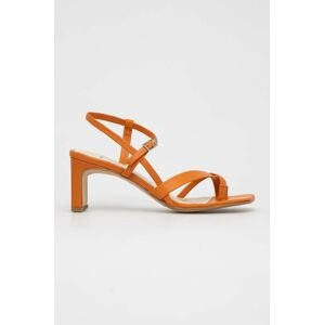 Kožené sandály Vagabond LUISA oranžová barva, 5312.301.44